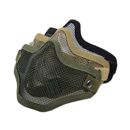 Field Wargame Tribal Mask Net Metal MeshHalf Face Hunting Tactical Protective Mask