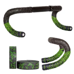 1pair New Bike Tape Double-Color Road Bicycle Chrysanthemum Pattern Bar Tape EVA+PU Oft Anti-Vibration Wrap Tape Durable Bartape