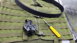 Tactical Handcuff Holster Police Shackles Cover 360 Degree Rotation Waist Belt Clip Military Open Top Handcuff Case Accessories