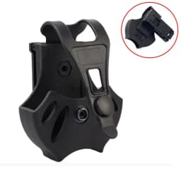Tactical Handcuff Holster Police Shackles Cover 360 Degree Rotation Waist Belt Clip Military Open Top Handcuff Case Accessories