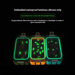 New 8# 10# Luya Shrimp Fishing Group Luminous Ball Bearing Rolling and Rotating Solid Ring Buckle Set Pin Set Fishing Connector