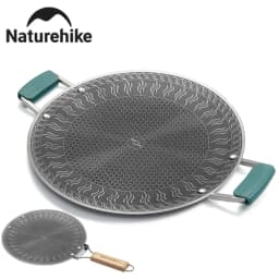 Naturehike Medical Stainless Steel Baking Pan BottomHoneycomb CoalNon-Stick DesignOutdoor FurnitureUniversal Baking Pan