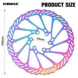 TANKE MTB Bicycle Disc Brake Rotor Stainless Steel 160mm 180mm 203mm 6 Bolts Hub Mount Bike Parts 1.8mm Thicken bike Disc