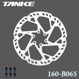 TANKE MTB Bicycle Disc Brake Rotor Stainless Steel 160mm 180mm 203mm 6 Bolts Hub Mount Bike Parts 1.8mm Thicken bike Disc