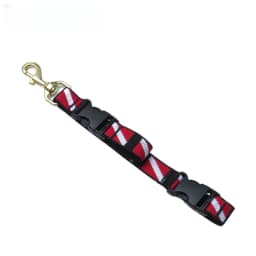 Scuba Diving Lanyard Clip 255x25mm Webbings Strap Buckles Fin Frog Shoe Lifting Rope Clasp For BCD Side Mount For Diving