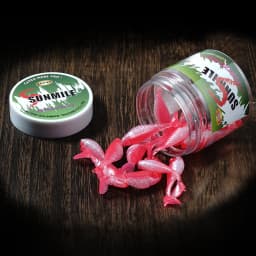 SUNMILE 20pcs Fishing Soft Bait Worm Artificial Baits 3.6cm/0.8g Rock Fishing Wobblers Leurre Souple Lure Perch Trout Bass Lures