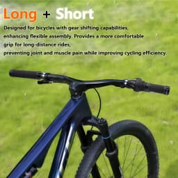 80mm/129mm Bicycle Grip Derailleur Bike Grip MTB Mountain Bike Long Short Rubber Soft Grip Folding Cycling Accessories