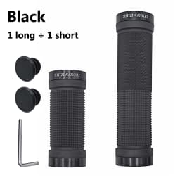 80mm/129mm Bicycle Grip Derailleur Bike Grip MTB Mountain Bike Long Short Rubber Soft Grip Folding Cycling Accessories