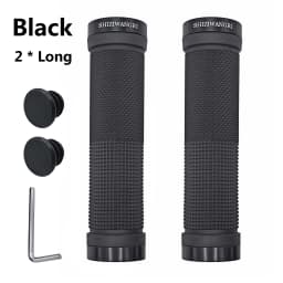 80mm/129mm Bicycle Grip Derailleur Bike Grip MTB Mountain Bike Long Short Rubber Soft Grip Folding Cycling Accessories