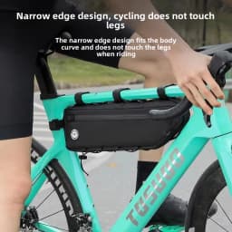 TOSUOD Large Capacity Bicycle Hanging Bag, Front Crossbeam Bag, Road Bike&mountain Bike Storage Bag, Cycling Storage Bag 브롬톤