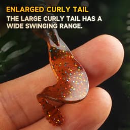 Supercontinent Soft Lure Grub Worm Power Tail 7cm Grub Screw Thread Wobbler Swimbait For Bass Trout