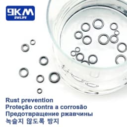 9KM 20Pcs Fishing Solid Ring Fishing Lure Connectors Stainless Steel Fishing Accessories Saltwater Tackle Chrome