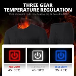 Winter Heated Underwear Set Women Men USB Electric Heating Jacket Outdoor Sports Thermal Underwear Electric Heated Equipment