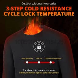Winter Heated Underwear Set Women Men USB Electric Heating Jacket Outdoor Sports Thermal Underwear Electric Heated Equipment