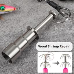 1PC Stainless Steel Squid Hook Corrector Portable Repair Tool For Deformed Fishhook Fishing Gear Saltwater Tackle Maintenance