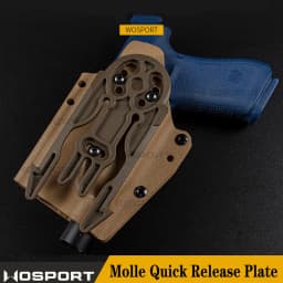 Tactical Molle Quick Release Plate Gun Holster Platform Adapter Quick Locking System Kit with QLS 19 22 Hunting Accessories