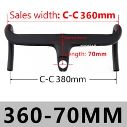 KOCEVLO X01 Road Bike Full Carbon Fiber Stem Integrated Bicycle Handlebar For 28.6mm With Spacers Cycling Parts Accessories