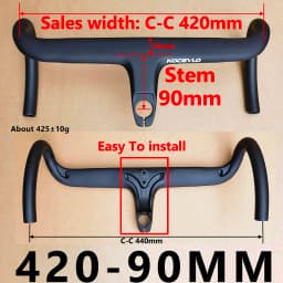 KOCEVLO X01 Road Bike Full Carbon Fiber Stem Integrated Bicycle Handlebar For 28.6mm With Spacers Cycling Parts Accessories