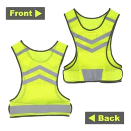 High Visibility Adjustable Reflective Safety Vest for Outdoor Sports Cycling Running Hiking