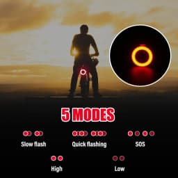 Bicycle Taillight Multi Lighting Modes USB Rechargeable Led Bike Light Flash Tail Rear Lights for Mtb Bike Seatpost