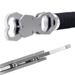 SAMOLLA Aluminum Alloy New Fishing Grip Pliers Accessories 18kg Spring scale 360 ° rotation Adjustable Grabber Tool Seawater