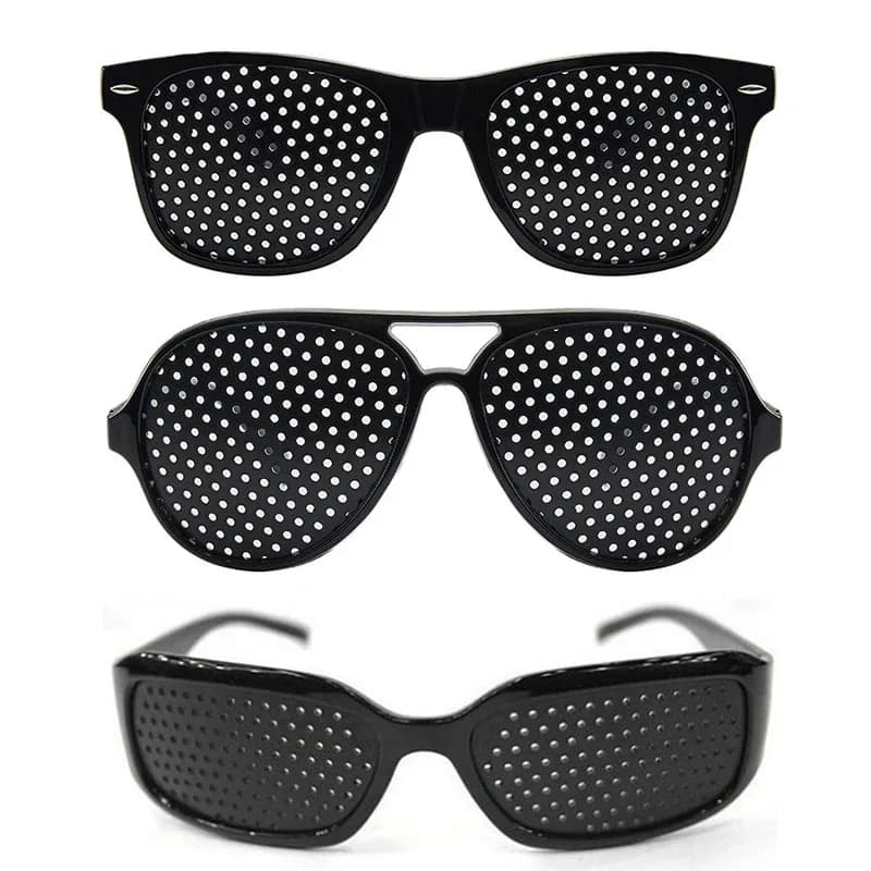 1-3 Pcs Anti-myopia Astigmatism Glasses Vision Correction Fatigue Pin Hole Glasses With Holes For Men Women Eyesight Improvement