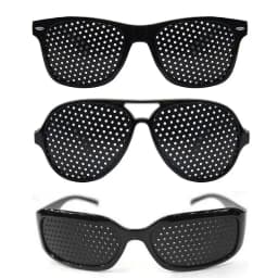 1-3 Pcs Anti-myopia Astigmatism Glasses Vision Correction Fatigue Pin Hole Glasses With Holes For Men Women Eyesight Improvement