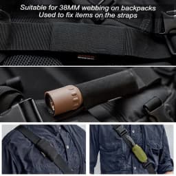 Tactical Waist Belt High Elasticity Tool Cover 38-40mm Belt Concealed Carry EDC Knives Folding Knives Flashlights Holster