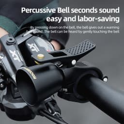 ROCKBROS Bicycle Bell MTB Mountain Road Bike Horn Bell Copper Warning High Decibel Clear Ring Bell Cycling Retro Crisp Bell