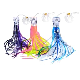 1pcs 65g/100g Resin Head Octopus Soft Skirt Lure Deep Sea Boat Fishing Big Trolling Bait for Tuna Wahoo Fast Sinking