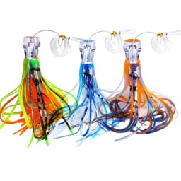 1pcs 65g/100g Resin Head Octopus Soft Skirt Lure Deep Sea Boat Fishing Big Trolling Bait for Tuna Wahoo Fast Sinking