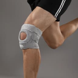 1 Piece Women Men Upgraded Anti-slip Breathable Adjustable Knee Support Patellar Silicone with Air Holes For Bask