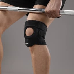 1 Piece Women Men Upgraded Anti-slip Breathable Adjustable Knee Support Patellar Silicone with Air Holes For Bask