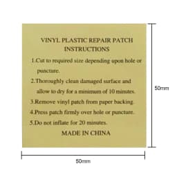 10-100pcs Pool Liner Repair Kit Underwater Repair Kit Sturdy Waterproof Air Mattress Patch Self Adhesive Pvc Inflatable Repair P