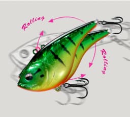 Vibration 80mm21g Long Casting Sinking Fishing Lure VIB Winter Fishing Lipless Hard Bait For Pike Bass