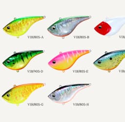 Vibration 80mm21g Long Casting Sinking Fishing Lure VIB Winter Fishing Lipless Hard Bait For Pike Bass