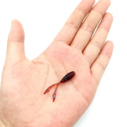 DUODUOYU 10PCS 0.4g/35mm Mini Ajing Soft Fishing Lure Twin Tail Isca Artificial Bait Wobbler Ocean Rock Silicone Fishing Tackle