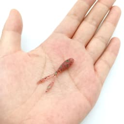 DUODUOYU 10PCS 0.4g/35mm Mini Ajing Soft Fishing Lure Twin Tail Isca Artificial Bait Wobbler Ocean Rock Silicone Fishing Tackle