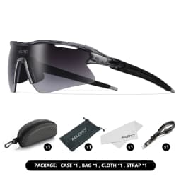AIELBRO Sports Sunglasses for Men Women Cycling Running - UV400 Protection Bicycle Glasses for Road Bike & Outdoor Activities