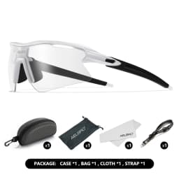 AIELBRO Sports Sunglasses for Men Women Cycling Running - UV400 Protection Bicycle Glasses for Road Bike & Outdoor Activities