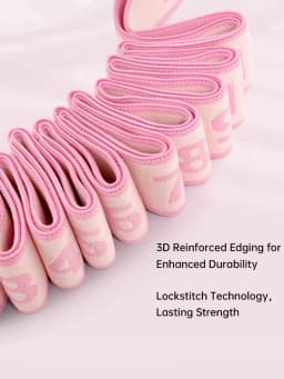 Kids Dance Stretch Band, 8/10/12-Segment Ballet Practice Elastic Band for Children, Latin Jazz Stretching Resistance Training