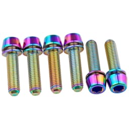 6PCS Bolt M5/M6 X 20mm Bicycle Handlebar Stem Screw With Washer For MTB Road Bike