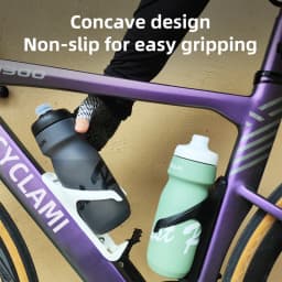 CYCLAMI Bicycle Water Bottle 650ml PP5 Plastic for MTB Road Bike Water Cup Outdoor Sports Portable Squeeze Drink Cycling Kettle