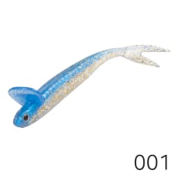 D1 Fishing NEW 120mm 7.5g Dep Frilled Shad Soft Bait With Tail Lip Freshwater Lure Artificial Rolling Action For Bass Perch