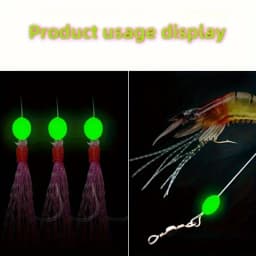 200pcs/lot Soft Fishing Glow in dark Beads Green Luminous Beads Rubber Oval Space Beans for Float Sea Tackle Lure Accessories