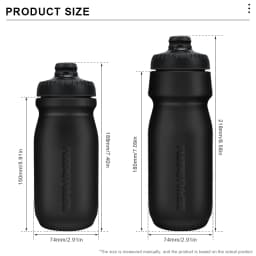 Sports Water Bottle Ultra-Light 550ML/650ML PP5 Portable Squeeze Mug for Outdoor Running Cycling Bicycle Kettle Bike Cup