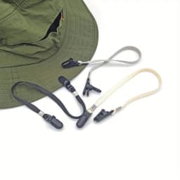 1pc New Hat Anti-Slip Rope Outdoor Anti-Slip Fixed Cap Clip Detachable Cap Clip Clip Rope for Fishing Hiking Sports Accessories