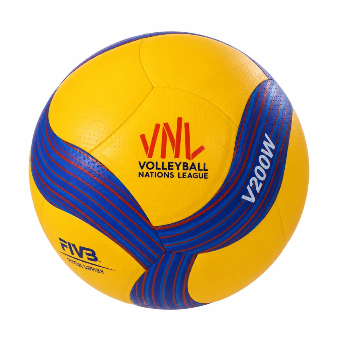 V200W Volleyball Blue Yellow Size 5 High-end PU Hot Glue Volleyball for Teen and Adult Indoor Outdoor