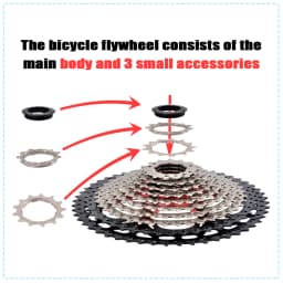 SUNSHINE Bicycle Cassette 8/9/10/11/12Speed Freewheel HG Structure Sprocket 32/36T/40T/42T/46T/50T/52T Flywheel For SHIMANO/SRAM