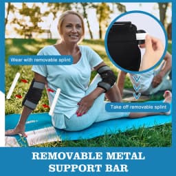 Cubital Tunnel Night Splint – Adjustable Elbow Stabilizer for Ulnar Nerve Relief, Pain Reduction & Sleeping Support, Unisex Fit